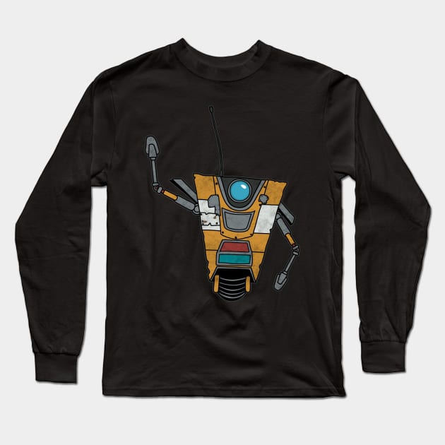 CL4P-TP - Borderlands Long Sleeve T-Shirt by valentinahramov